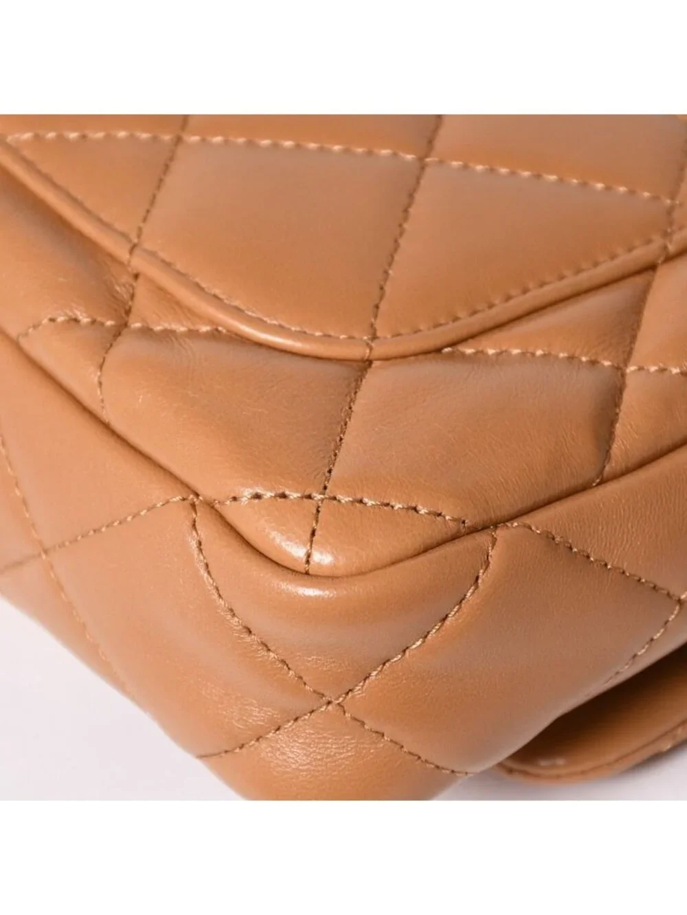 Chanel Quilted 20 Chain Bag Base CC Logo Shiny Lambskin